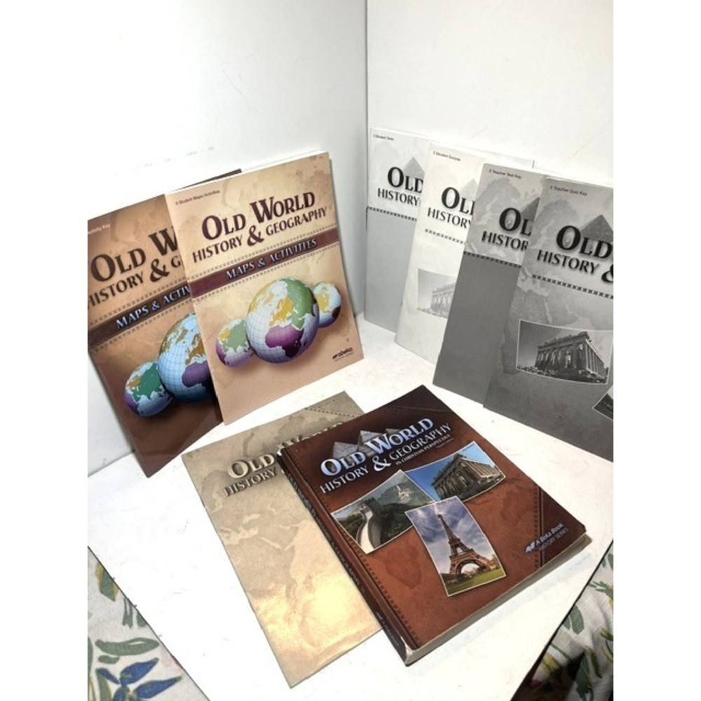 Abeka Old World History and Geography Read Student Teacher 5th GradeSet